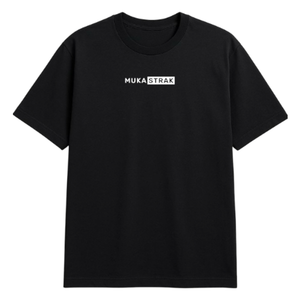T-shirt zwart (unisex)  - Muka