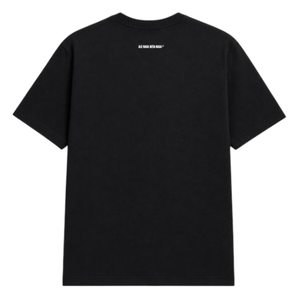 T-shirt zwart (unisex) - Muka Alé  Rasa Beta Rasa (Hebat)