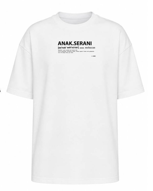 T-shirt wit (kids) - Anak Serani (Petekind)
