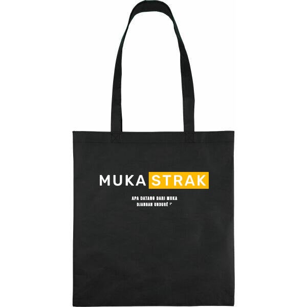 Tote Bag Oranje Apa Datang - Muka Tas