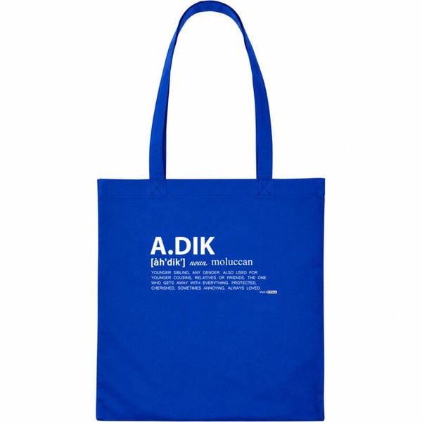 Tote Bag Adik (jongere broer/ zus) - Muka Tas