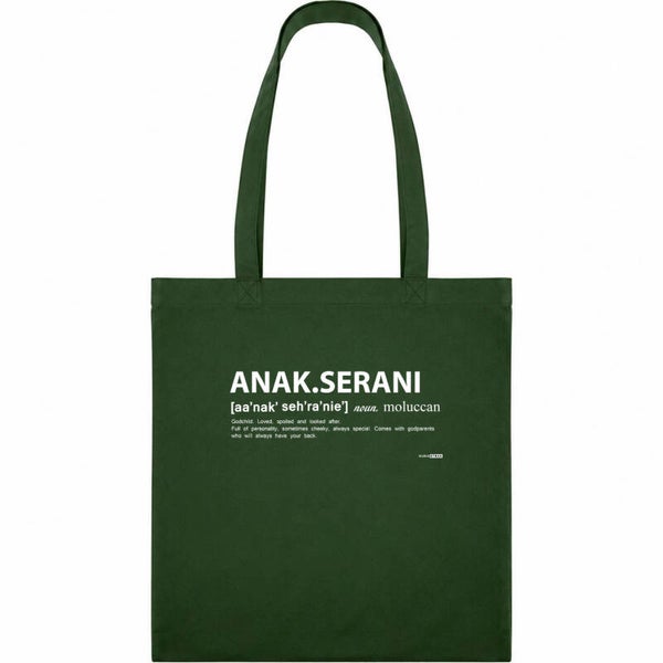 Tote Bag Anak Serani (Petekind) - Muka Tas