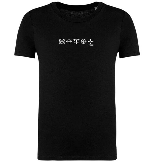 T-shirt zwart (kids) - Muka Alifuru