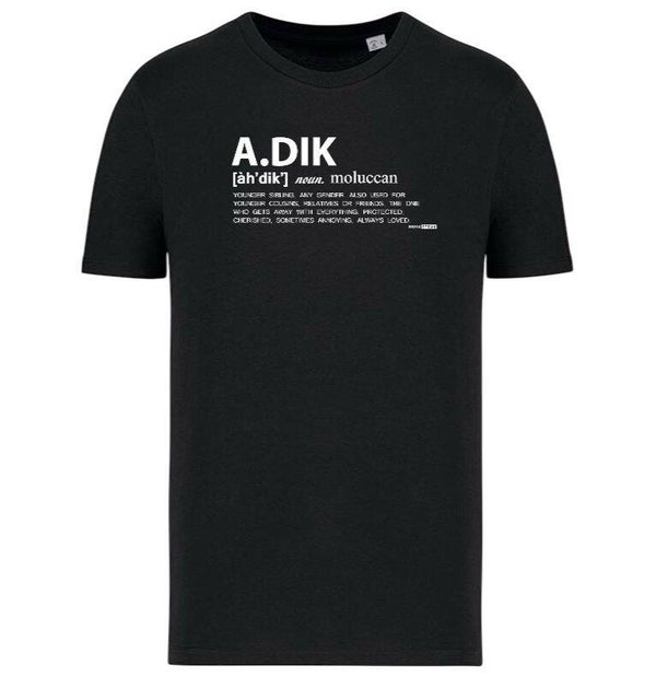 T-shirt zwart (kids) - Adik