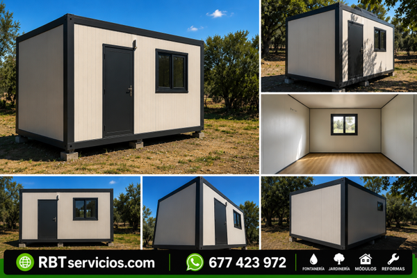 Módulo Cocina y Baño 15m²