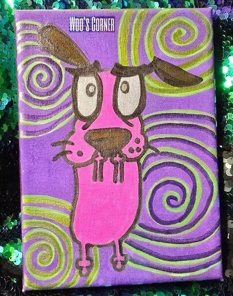 5x7 Courage Stretched Canvas