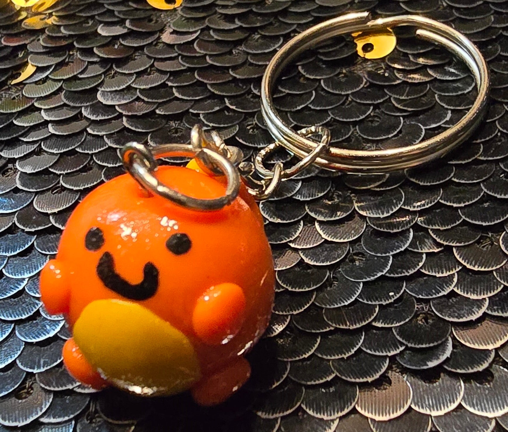 Handmade Polymer Clay Pokemon Charmander Squish Kawaii Keychain