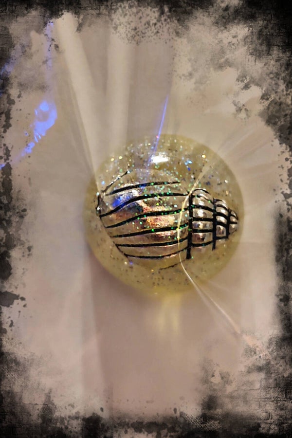 Large Shell Custom Made Resin Collector Pin