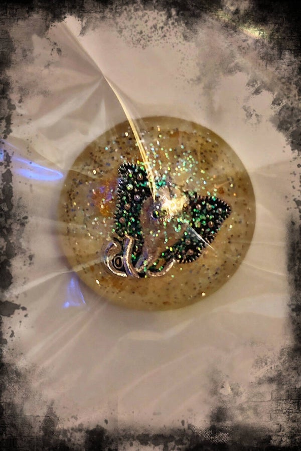 Medium Dome Elephant Custom Made Resin Collector Pin