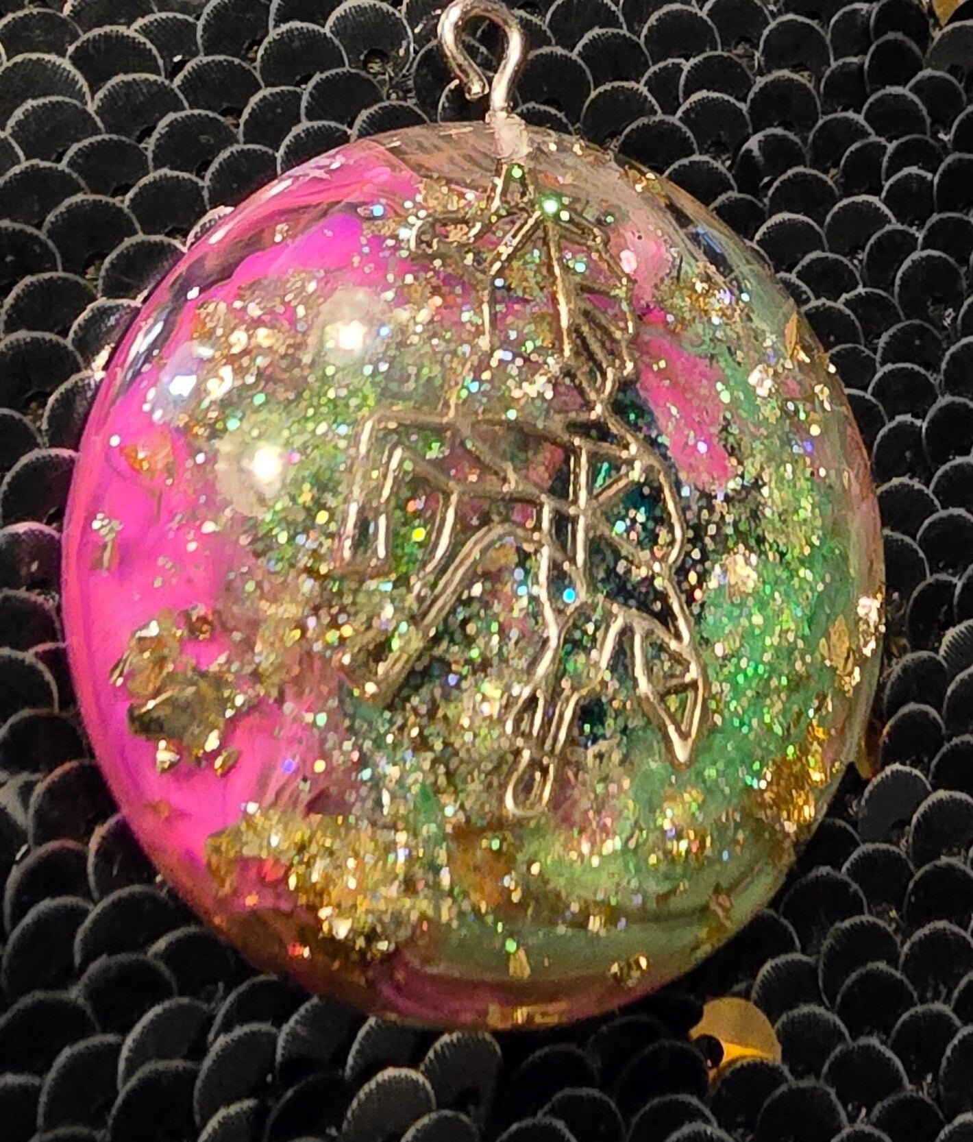 Resin Celestial Unicorn Custom Pendant