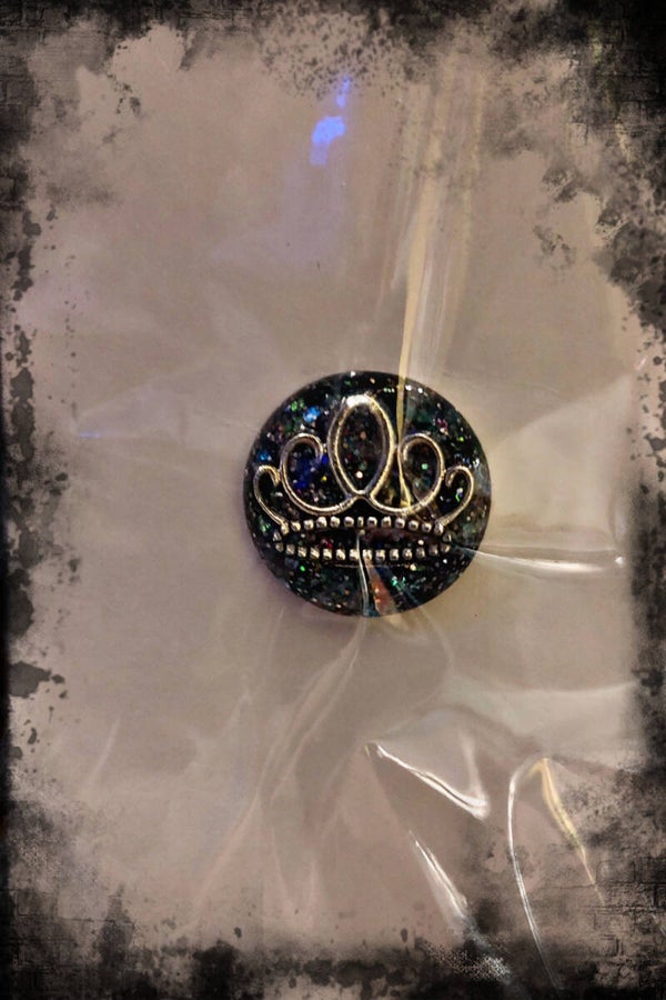 Small Crown Dome Custom Made Resin Collector Pin