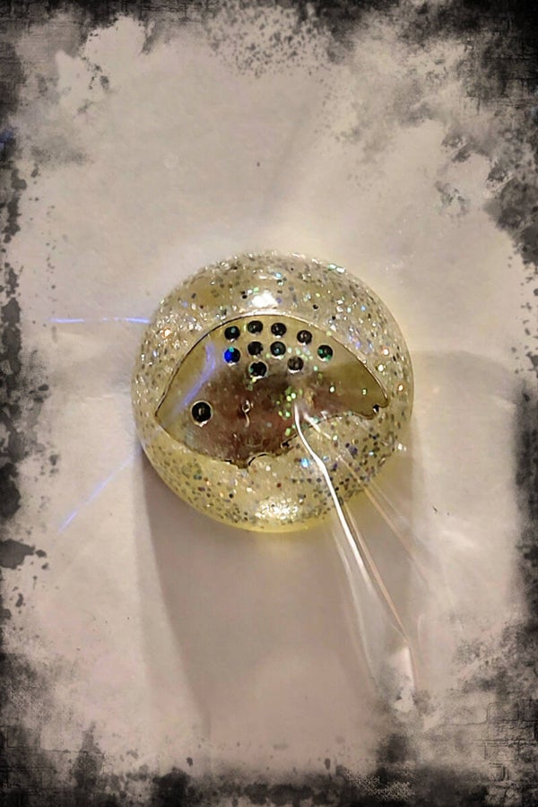 Small Dome Creature Custom Made Resin Collector Pin