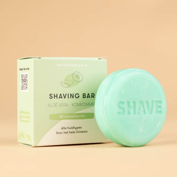 Shaving Bar Aloë Vera- Komkommer 60 gr