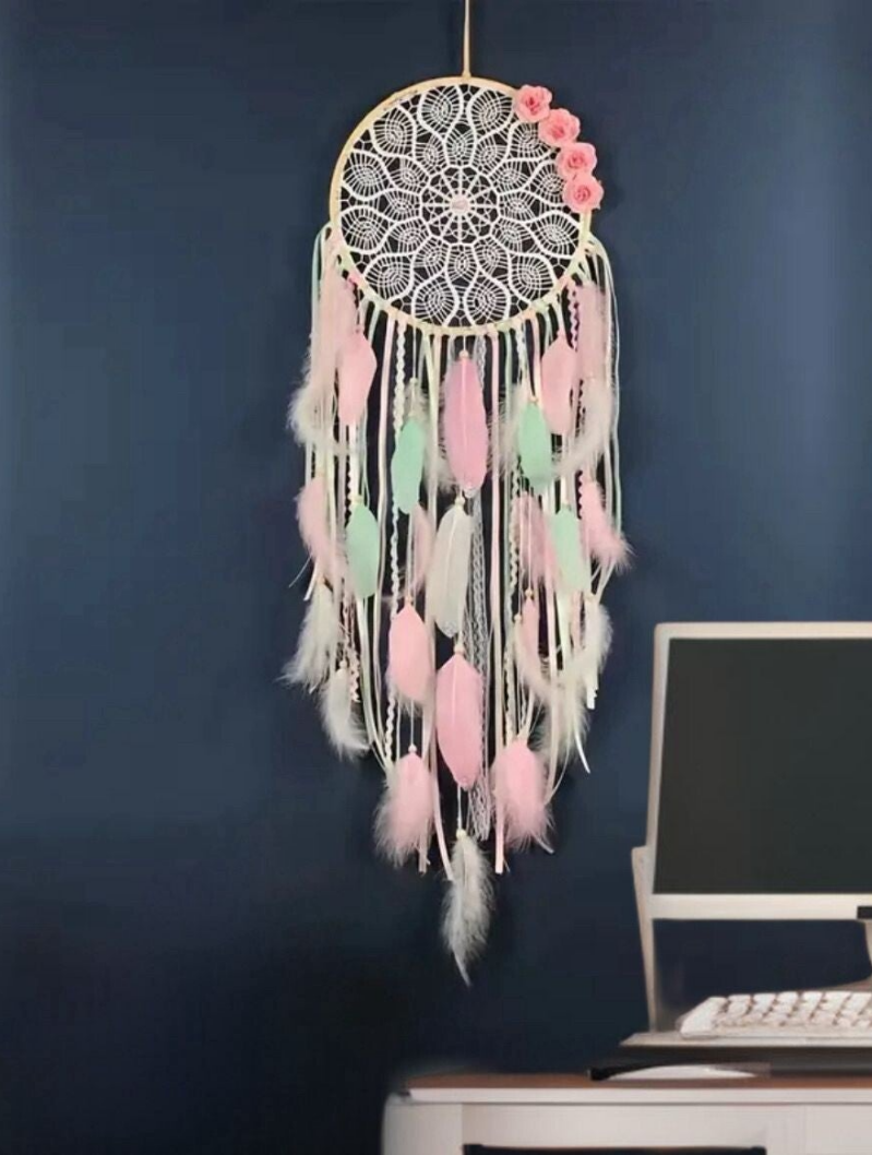 Grote roze dromenvanger