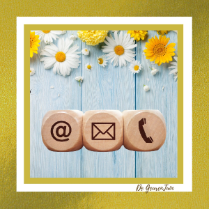 Neem contact met De GeurenTuin op per e-mail, pb, dm, whatsapp, messenger of telefoon. 