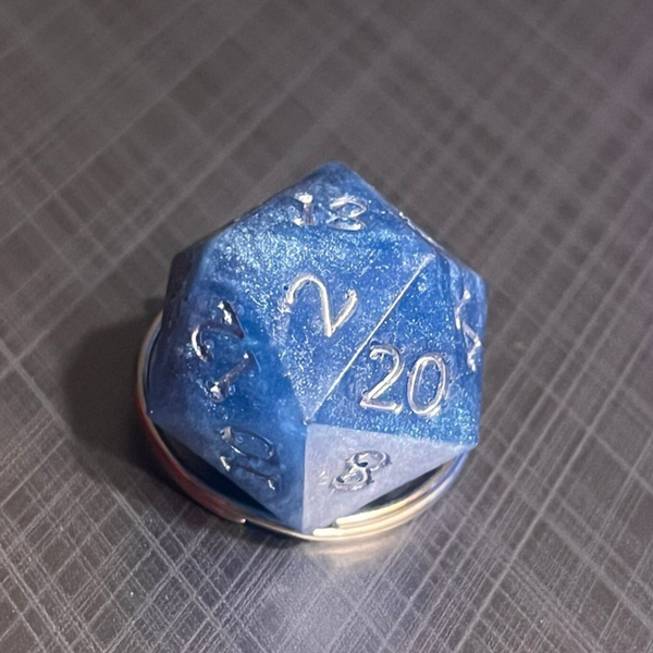 Blue Moon D20 Sleutelhanger