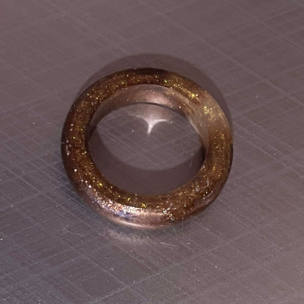 Golden Swirl Ring