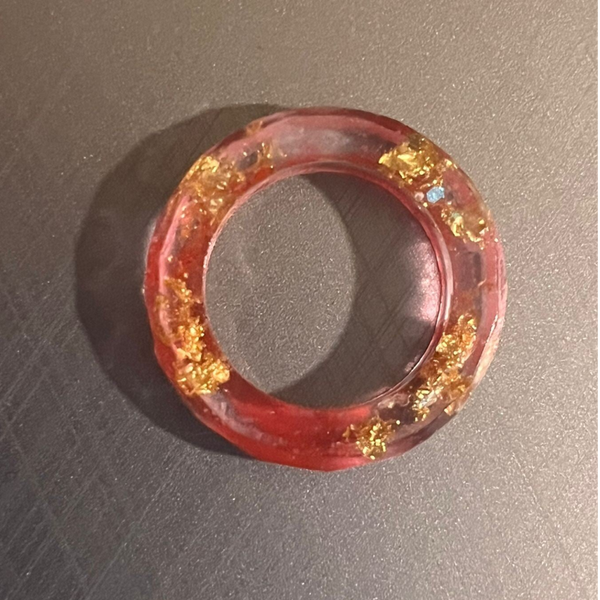Christmas Gold Ring