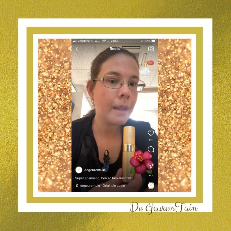 Een schermweergave van mijn allereerste live op instagram.