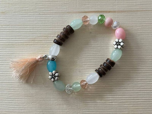 Armband met flosje ~ diverse kleuren