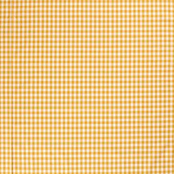 Ochre Gingham Scrunchie Bandana