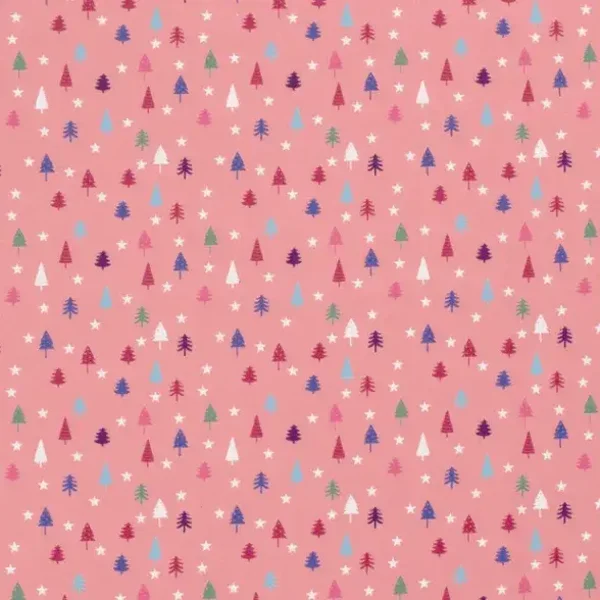 Pink Christmas Scrunchie Bandana
