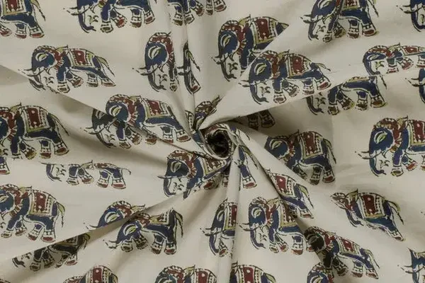 Royal Elephant Batik Scrunchie Bandana