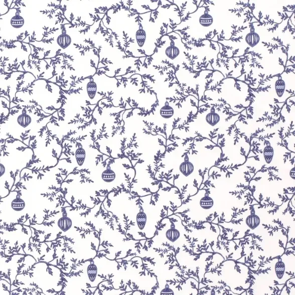 Winter Porcelain Scrunchie Bandana