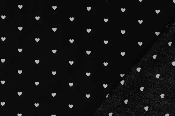 Monochrome Love Scrunchie Bandana