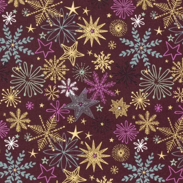 Festive Starlight Scrunchie Bandana