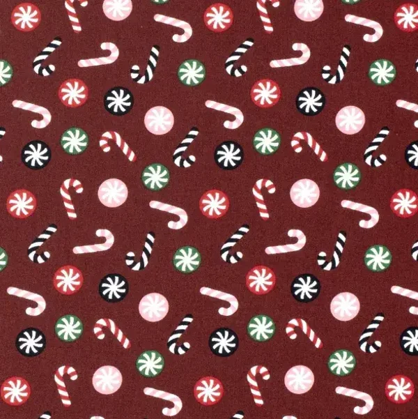 Candy Cane Christmas Scrunchie Bandana