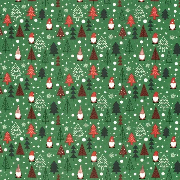 Christmas Gnomes Scrunchie Bandana