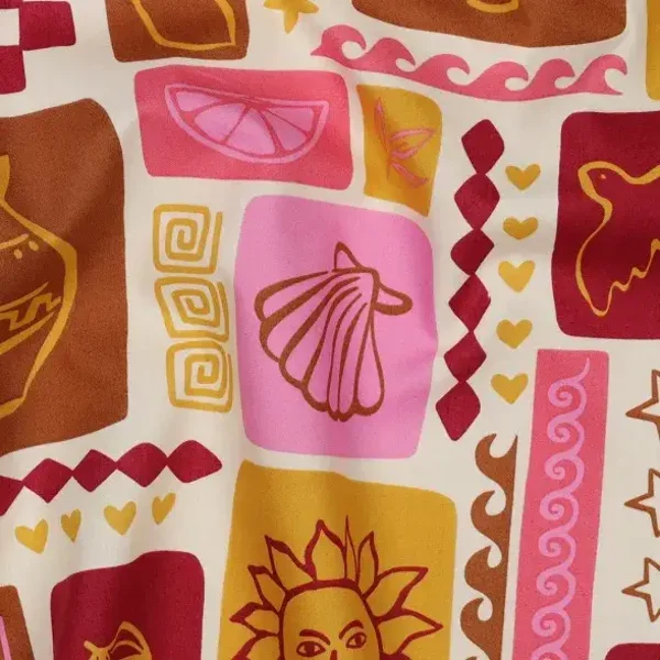 Summer Mosaic Scrunchie Bandana