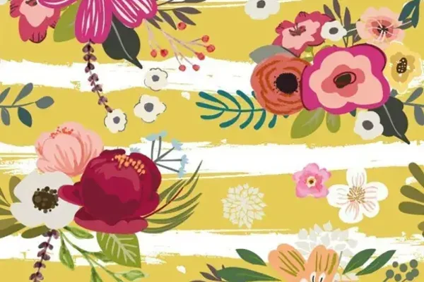Sunshine Garden Scrunchie Bandana