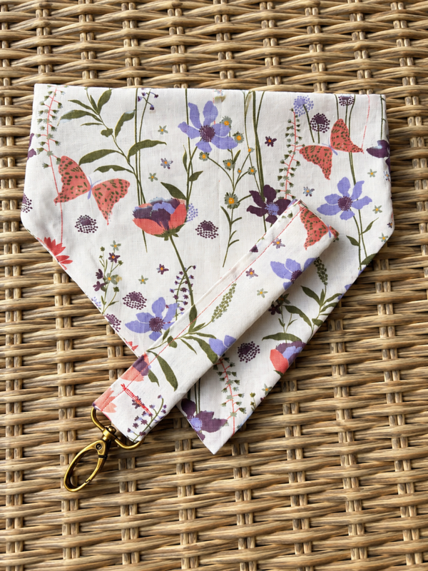 Butterfly Meadow Scrunchie Bandana