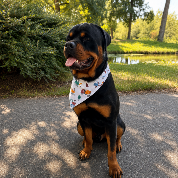 Bouwplaats Scrunchie Bandana