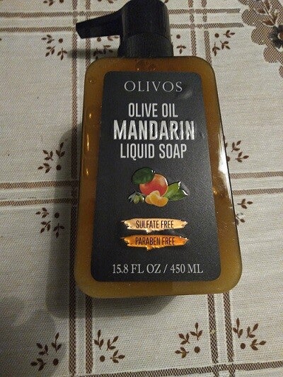 Olive Oil Mandarin nestesaippua