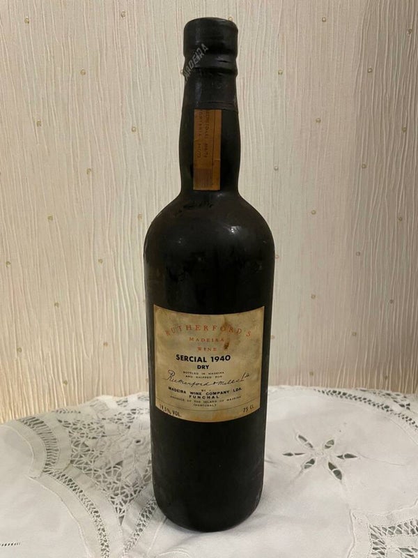 Rare and Unique 1940 Rutherford and Miles Maderia Wine