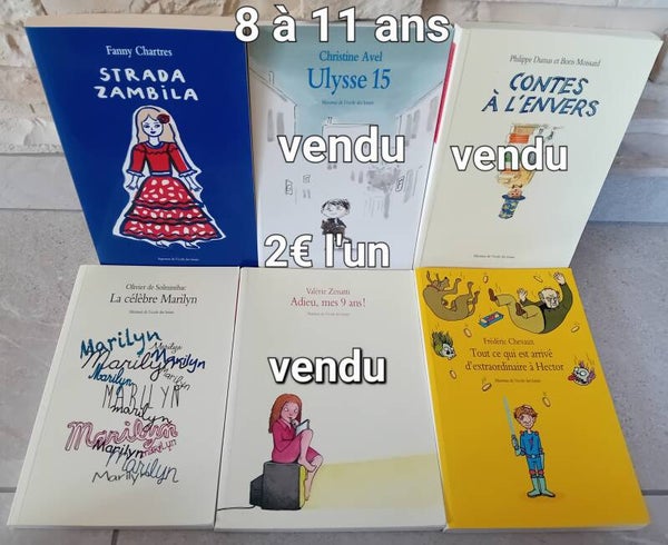 Ecole des loisirs 8 à 11 ans