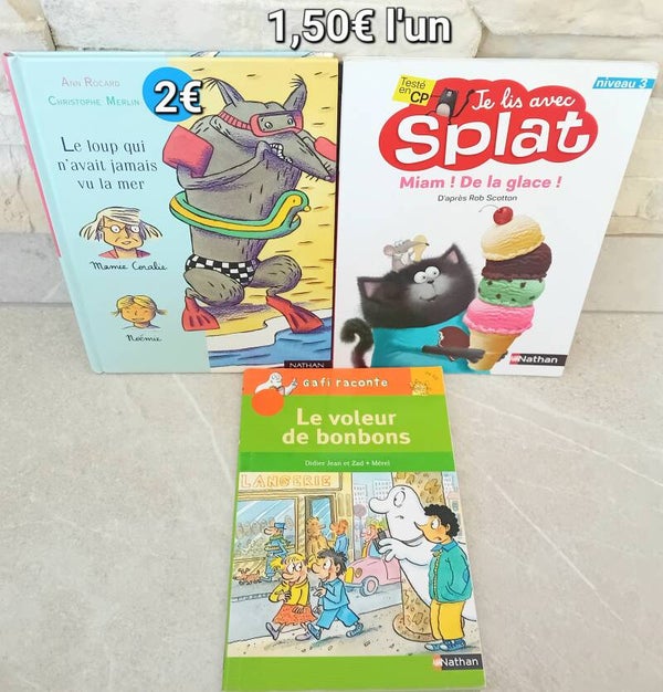 Livres premières lectures : Nathan