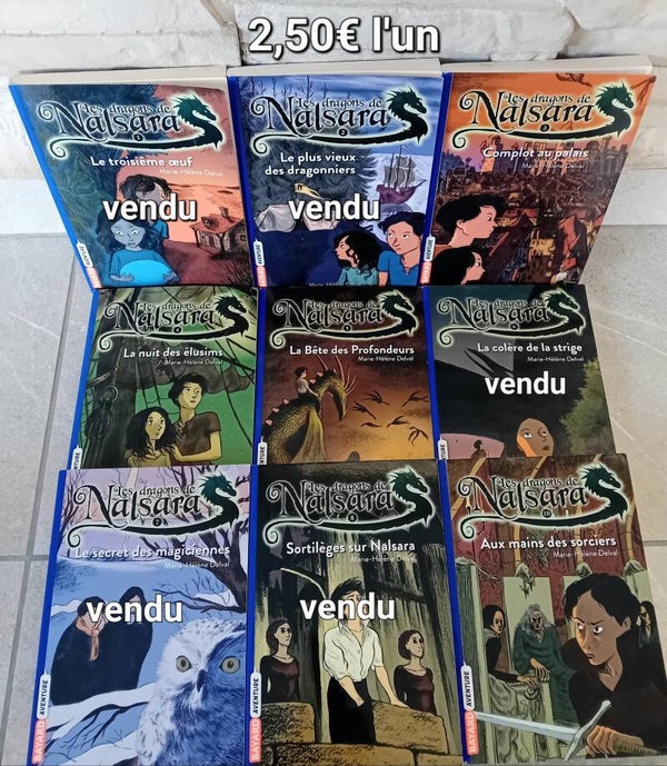 Premiers romans : Les dragons de Nalsara