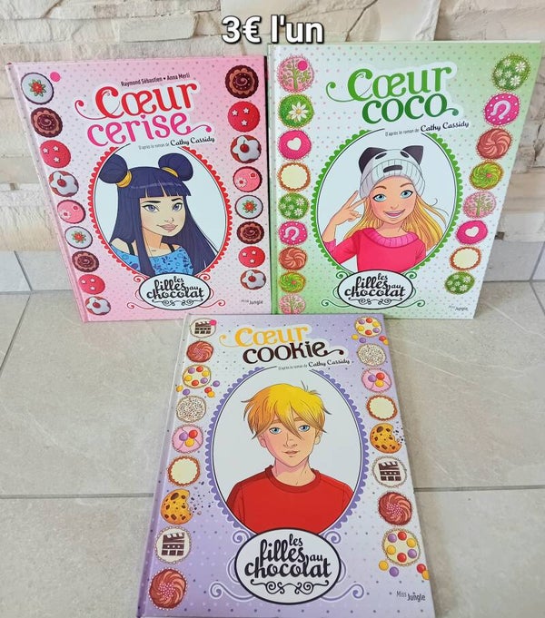 Bandes-dessinée : les filles au chocolat