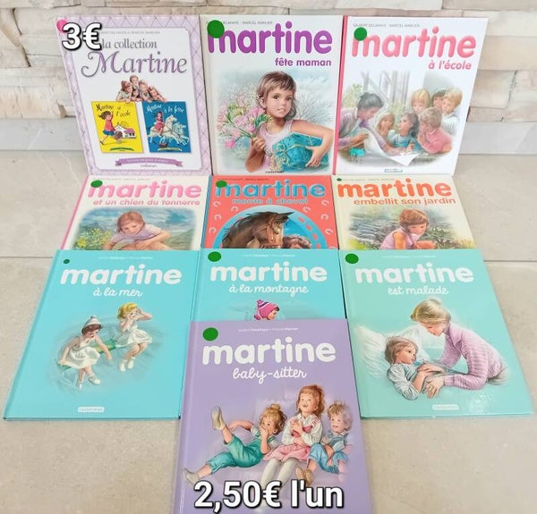 Livres 3 à 5 ans : Martine