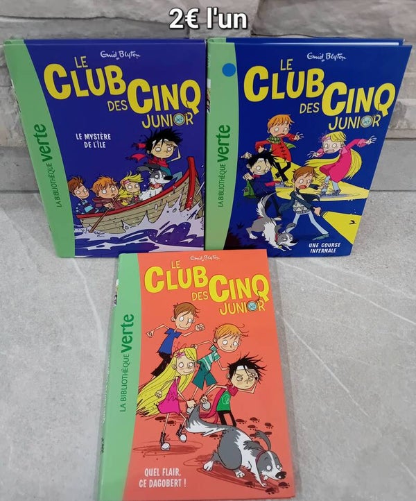 Bibliothèque verte : Le Club des Cinq Junior