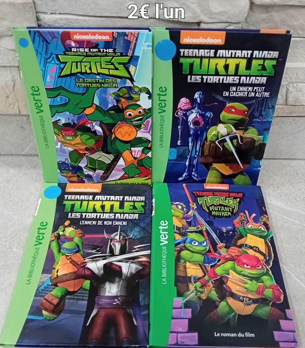 Bibliothèque Verte : Les Tortues Ninjas