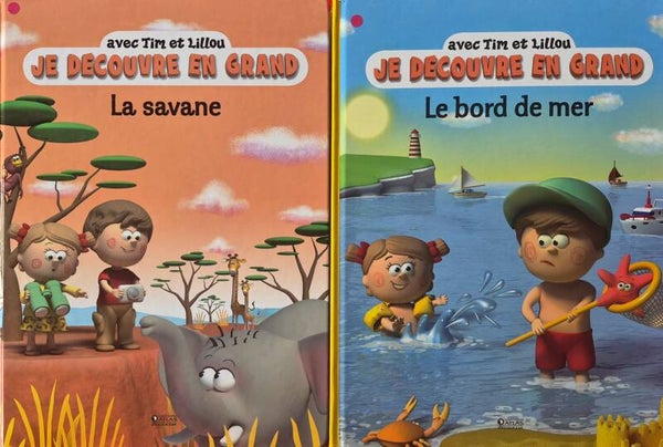 Livres bébé : je découvre en grand avec Tim et Lillou