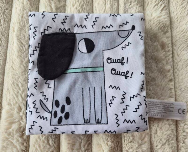 Livre Tissu : Ouaf ! Ouaf !