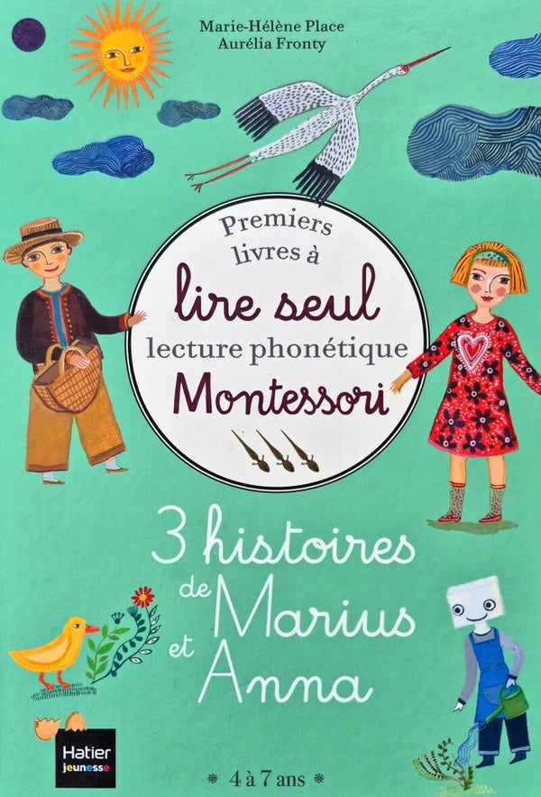 Livres premières lectures : 3 histoires de Marius et Anna Montessori