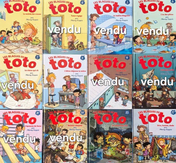 Bandes-dessinée : Les blagues de toto