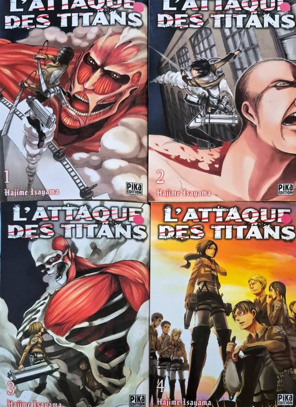 Mangas : l'attaque des titans